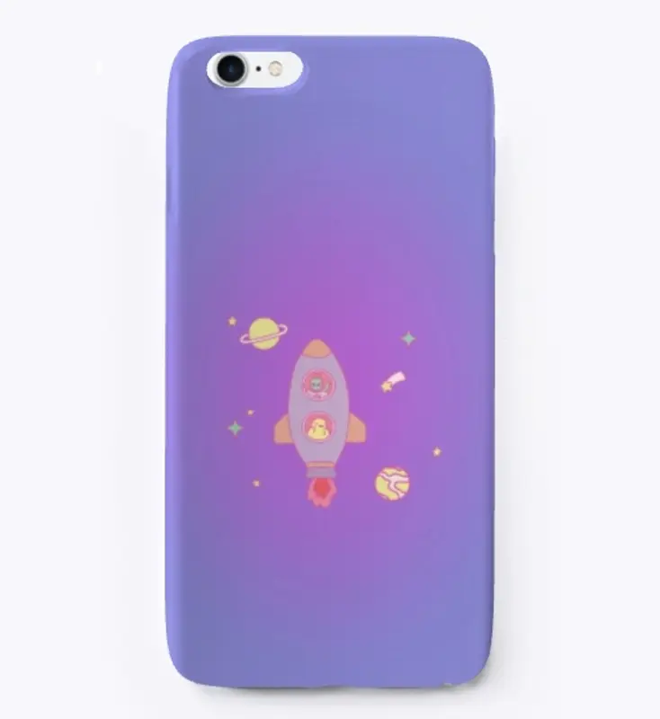 Princess Alien and Chick Phone Case