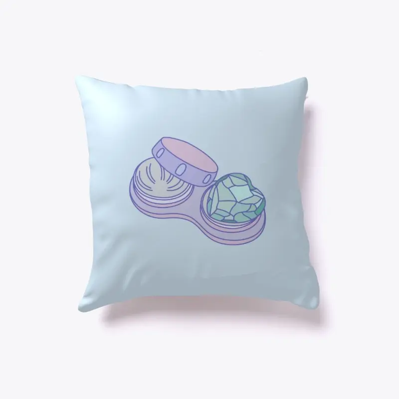 Droplet Of Love Cushion Pillow (blue)